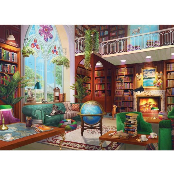 1000pc Just 1 More Chapter Fireplace Puzzle