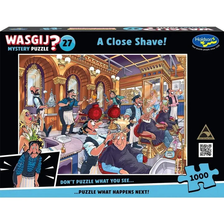 1000pc Wasgij? Mystery 27 Close Shave Puzzle