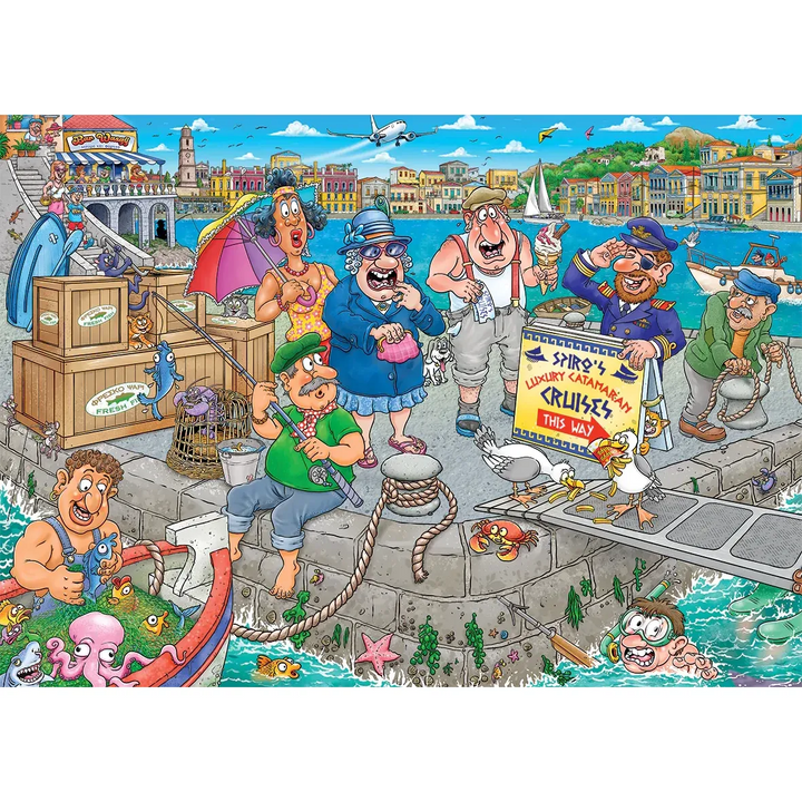 1000pc Wasgij? Original 47 Boating Bedlam Puzzle