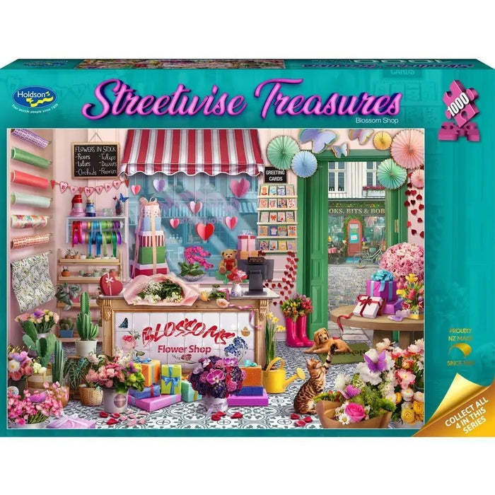 1000pc Streetwise Treasures Blossom Shop Puzzle