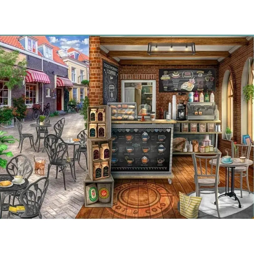 1000pc Streetwise Treasures Coffee Shop Puzzle