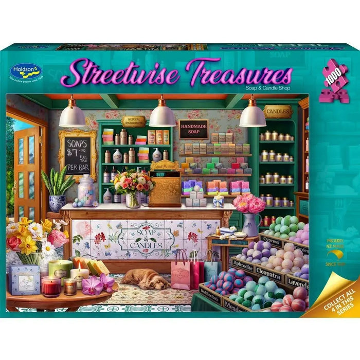 1000pc Streetwise Treasures Soap & Candle Shop Puzzle
