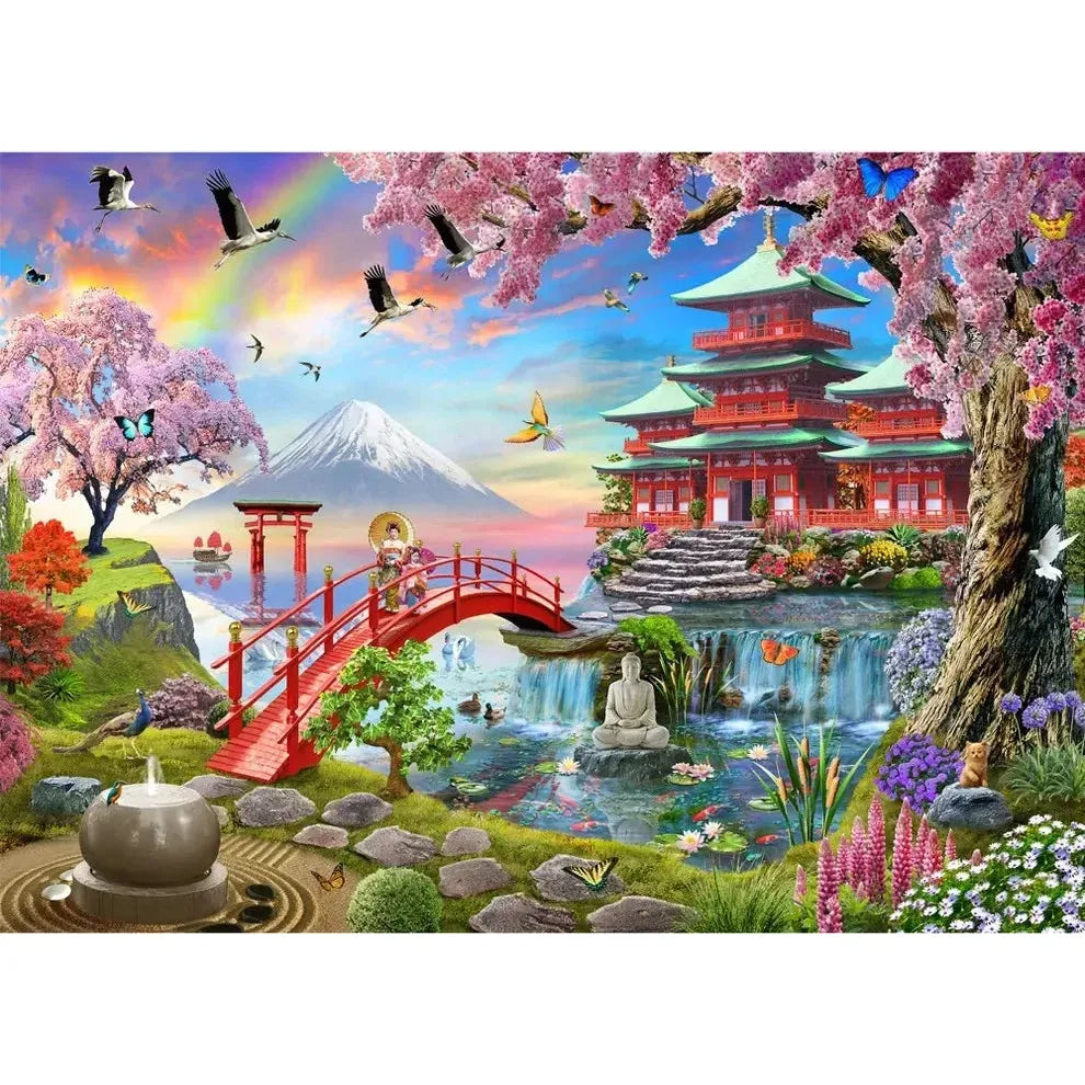 1000pc Into the Orient Zen Garden Puzzle
