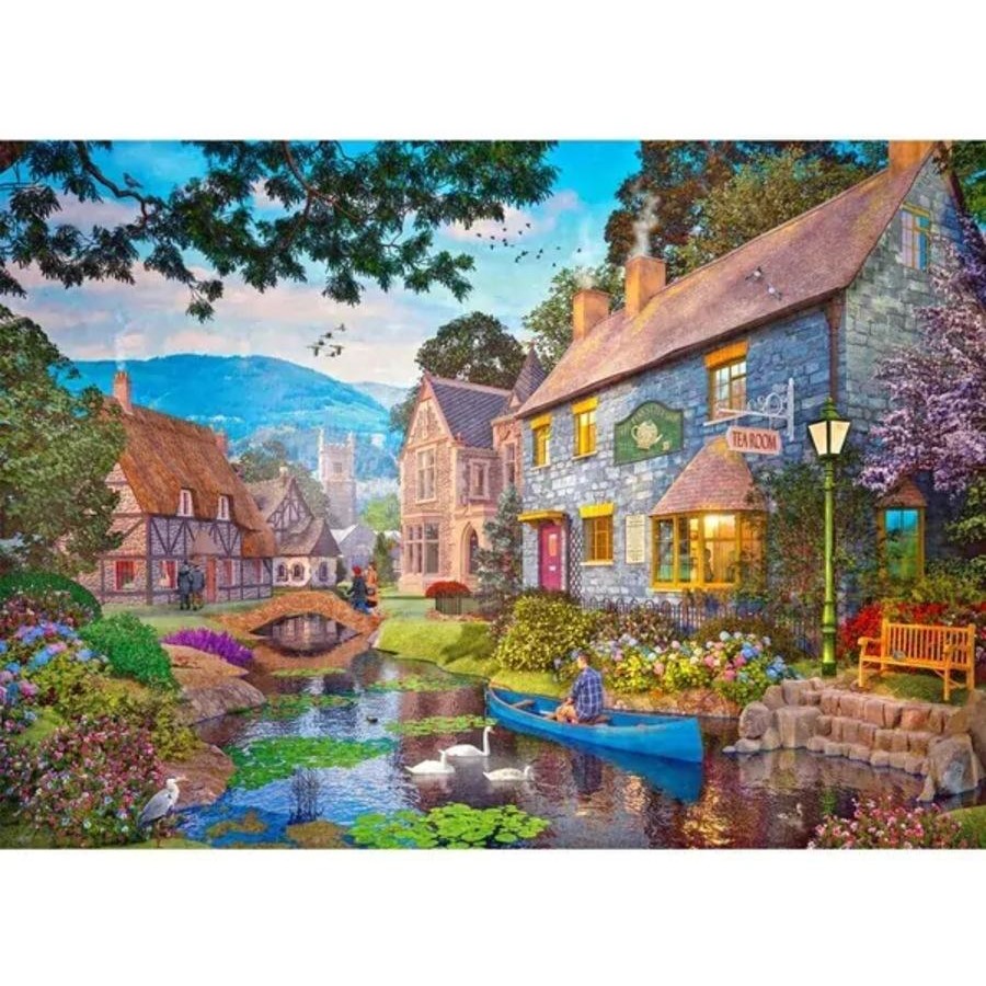 1000pc Cobblestone Corner S3 Lake Afternoon Puzzle