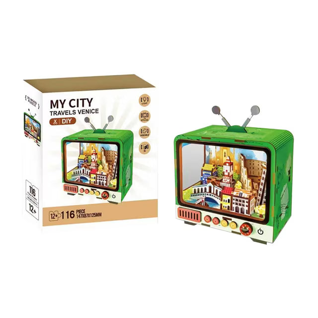 3D Wooden Puzzle My City Travels to Venice TV (LED)