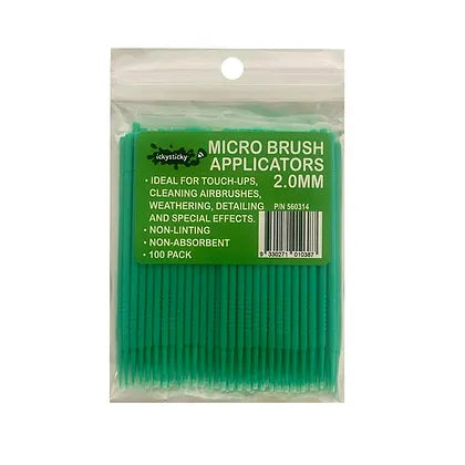 Micro Brush Applicators 2.0mm 100PK