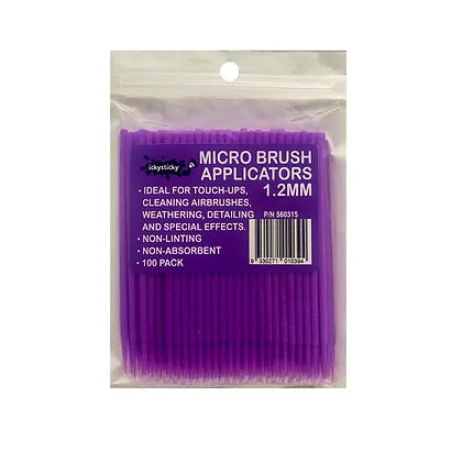 Micro Brush Applicators 1.2mm 100PK