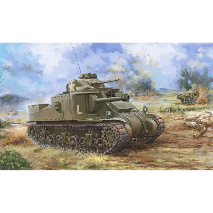 1/35 M3A5 Medium Tank Plastic Model Kit_1