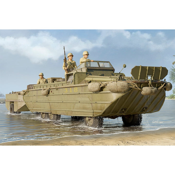 1/35 GMC DUKW-353 with WTCT-6 Trailer Plastic Model Kit_1