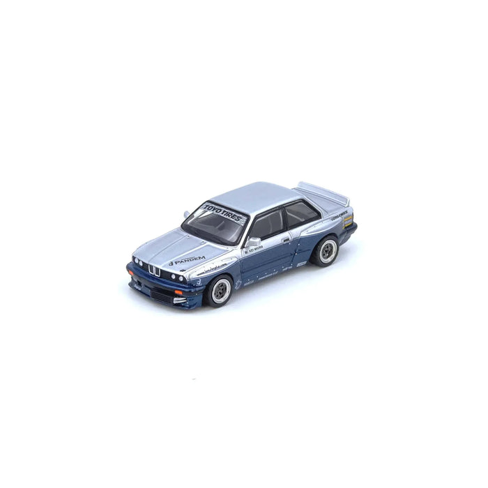 1/64 Pandem BMW E30 Silver/Blue
