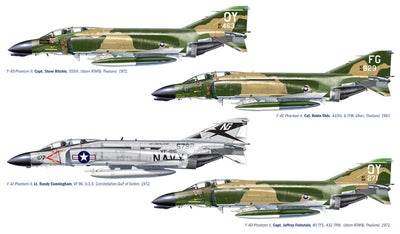 1/72 F-4 C/D/J Phantom II Aces (U.S.A.F. - U.S. Navy Vietnam Aces)_1