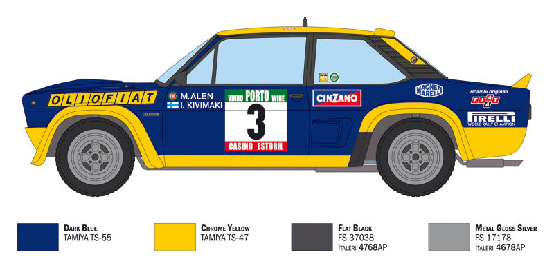 1/24 Fiat 131 Abarth Rally OLIOFIAT – New Decals