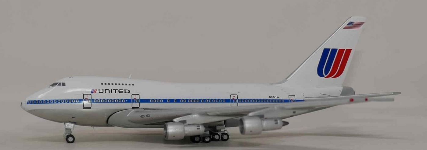 1/400 United Airlines B747SP N532PA