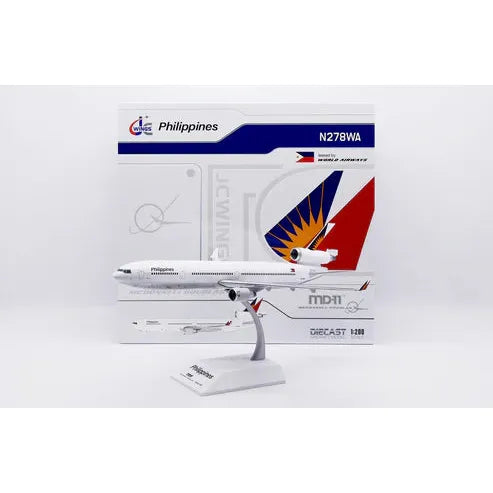 image1_1/200 Philippines Airlines McDonnell Douglas MD-11 "Polished" Reg: N278WA with Stand