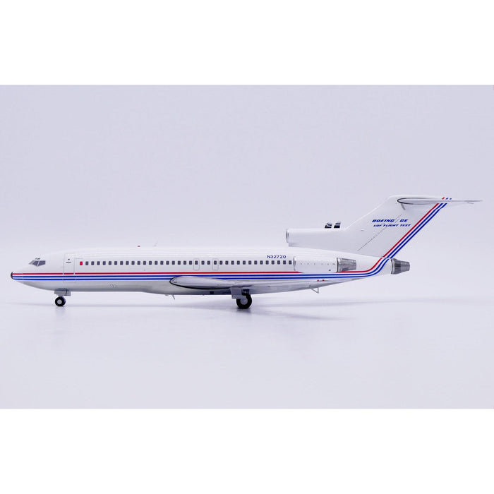 1/200 Boeing House Color 727-100 UDF Flight Test Polished Reg: N32720 with Stand