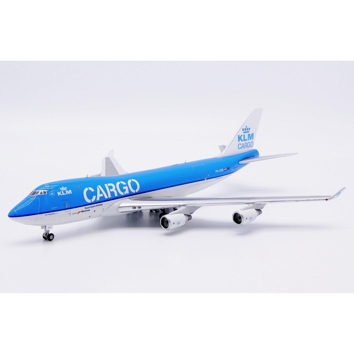 1/400 KLM Royal Dutch Airlines Cargo (Martinair) Boeing 747-400F "OC" Reg: PH-CKB with Antenna