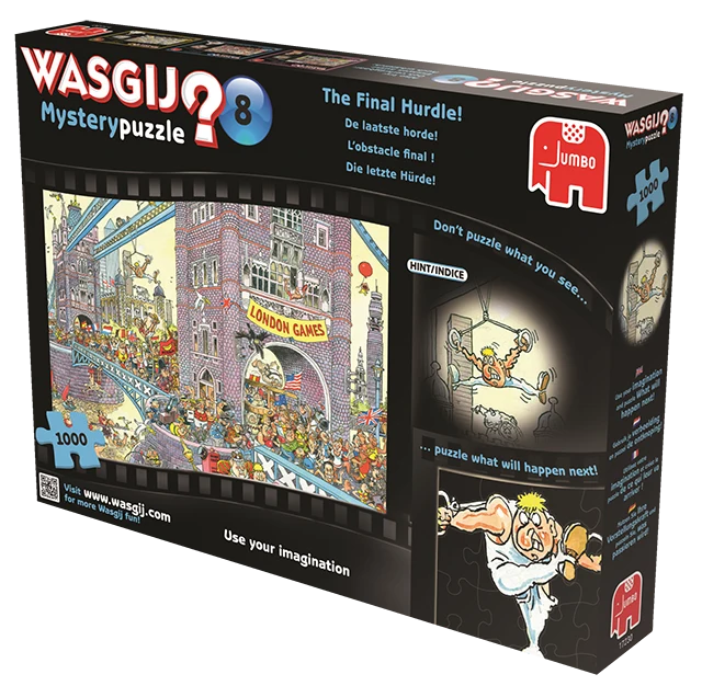 1000pc Wasgij? Retro Mystery #8 Final Hurdle (Square Box) Puzzle