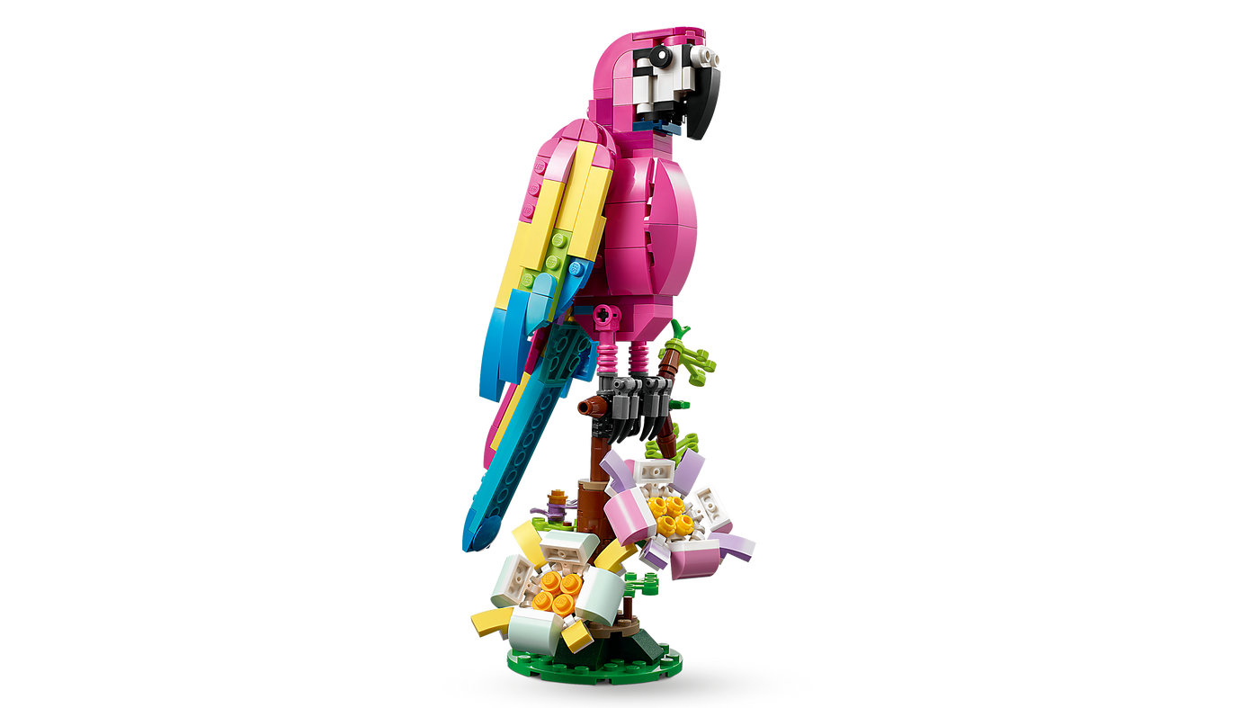 Exotic Pink Parrot