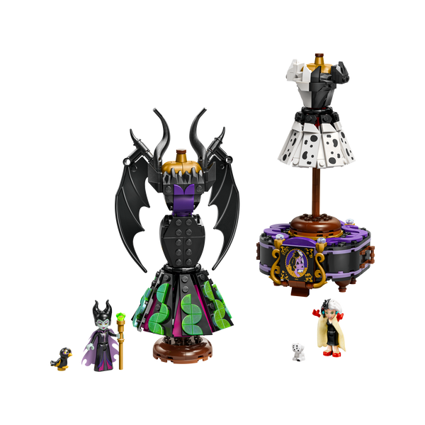 Maleficent's and Cruella De Vil's Dresses