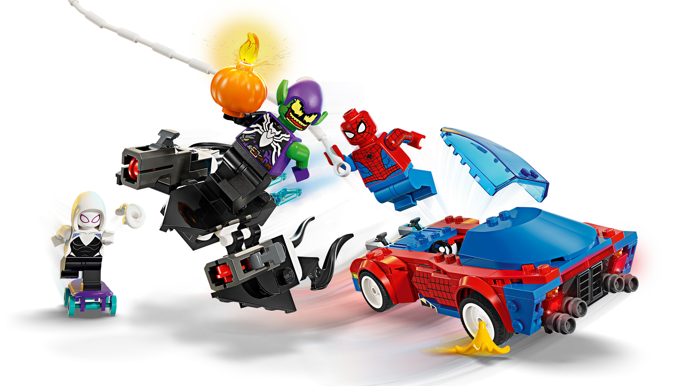Spider-Man Race Car & Venom Green Goblin_4