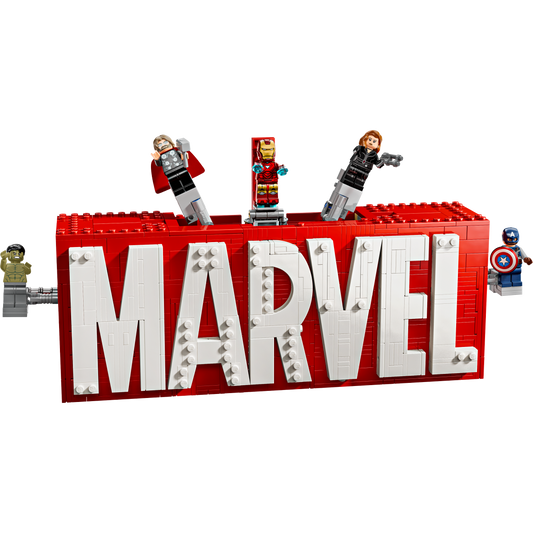 MARVEL Logo & Minifigures