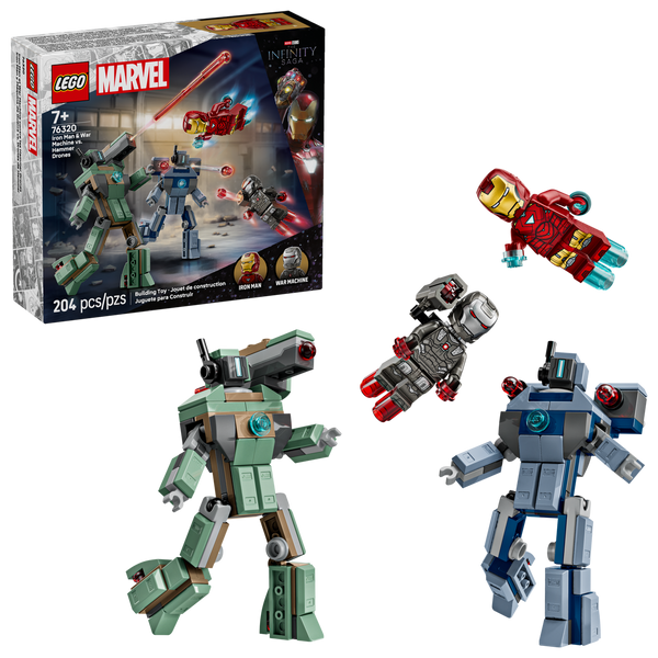 Iron Man & War Machine vs. Hammer Drones