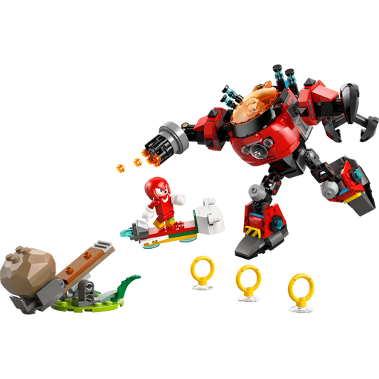 Knuckles vs. Dr. Eggman Egg Crusher Mech