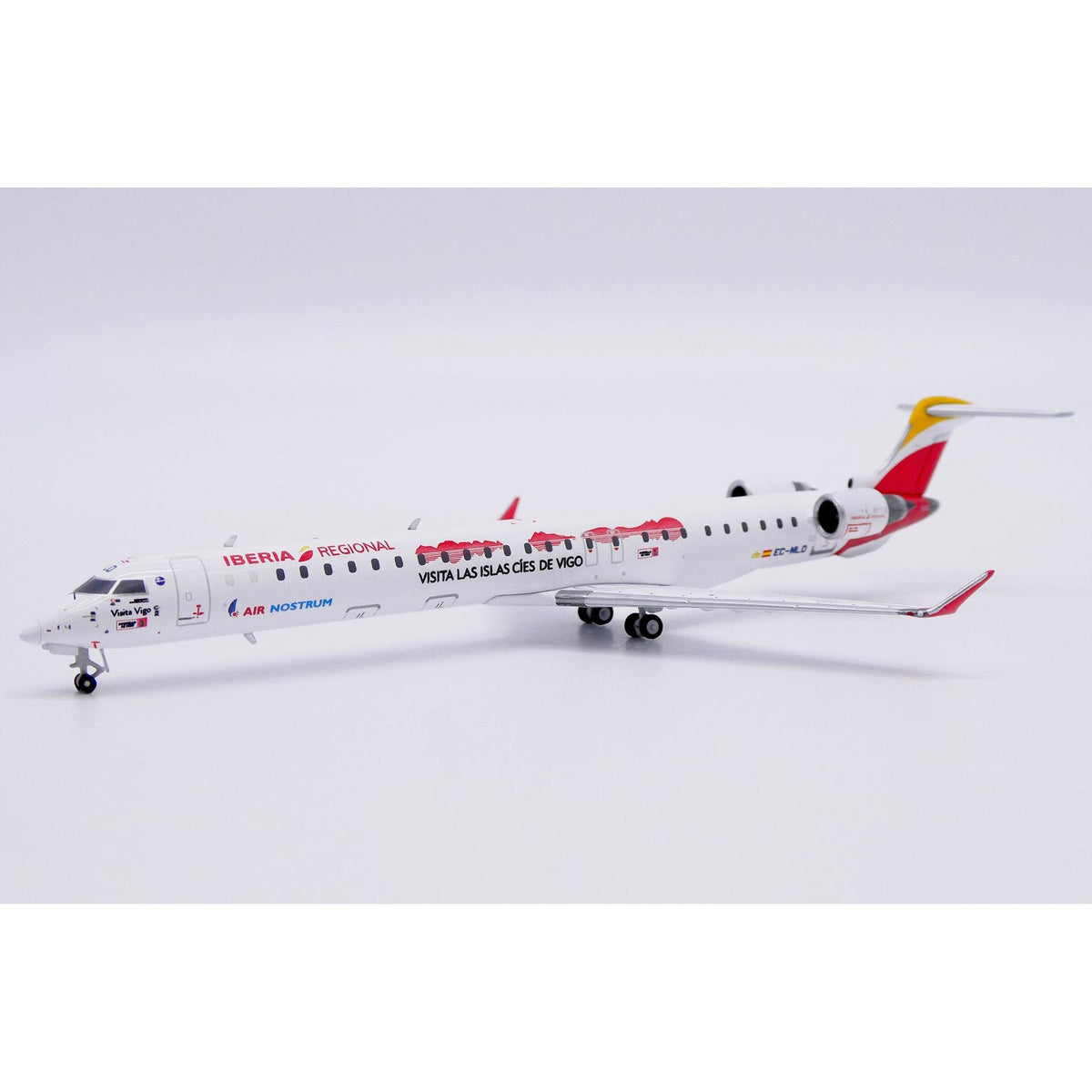 1/400 Iberia Regional (Air Nostrum) Bombardier CRJ-1000ER "Visita Vigo" Reg: EC-MLO with Antenna