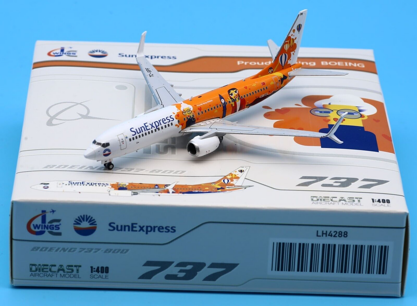 1/400 SunExpress B737-800 TC-SPF (Proudly Flying Boeing)