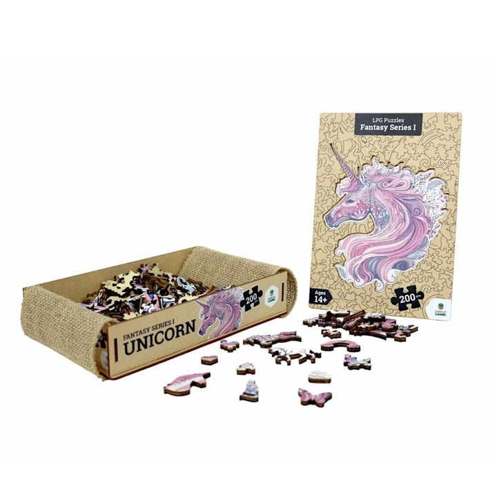 image2_LPG Puzzles Wooden Fantasy Puzzle - Unicorn