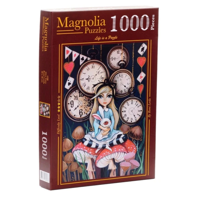 Magnolia 1000pc Alice Time Romi Lerda Special Edition Jigsaw Puzzle