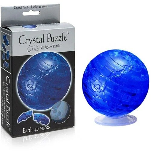 3D Crystal Blue Earth Puzzle