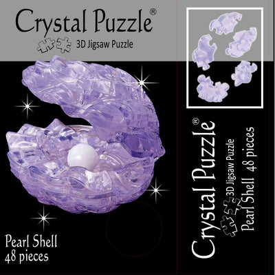 3D Clear Pearl Shell Crystal Puzzle