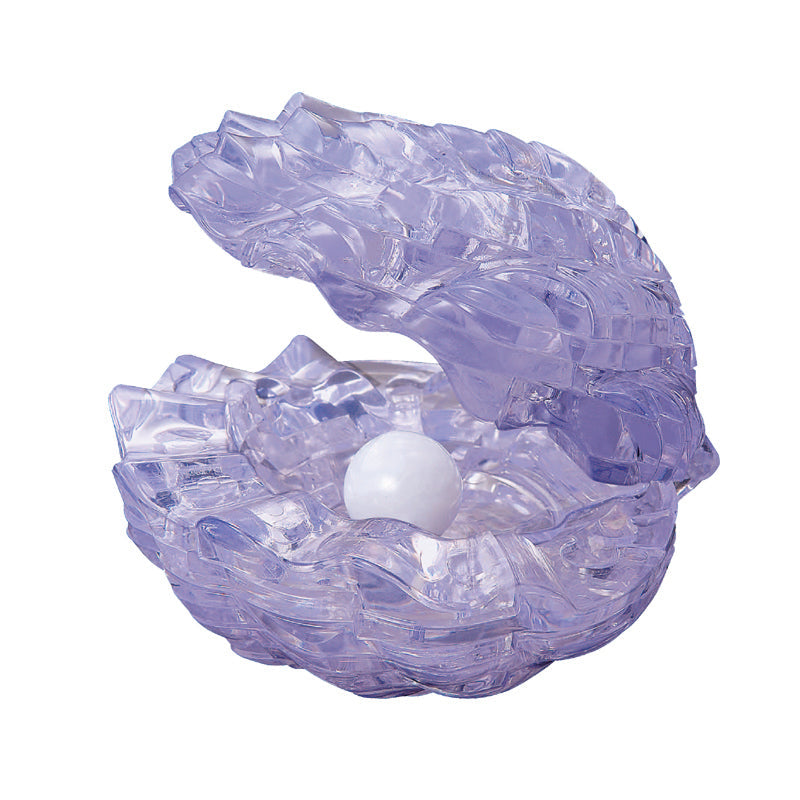3D Clear Pearl Shell Crystal Puzzle