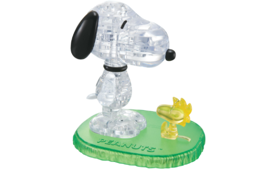3D Crystal Snoopy Woodstock