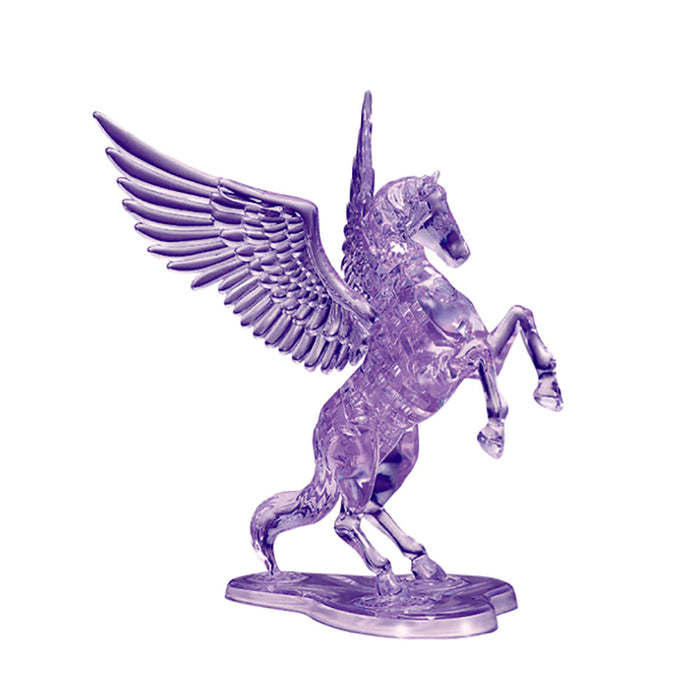 3D Purple Flying Horse Crystal Puzzle
