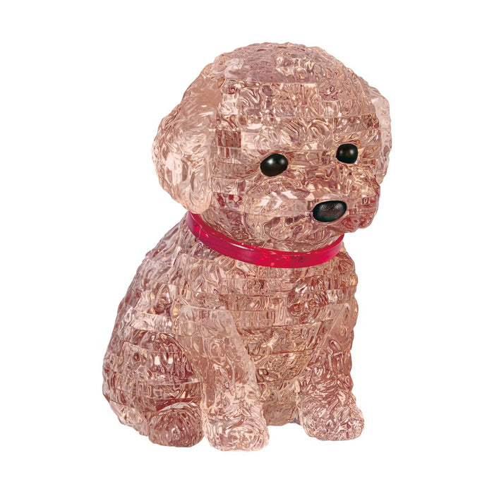 3D Toy Poodle Brown Crystal Puzzle