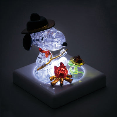 3D Snoopy Camping Crystal Puzzle_6
