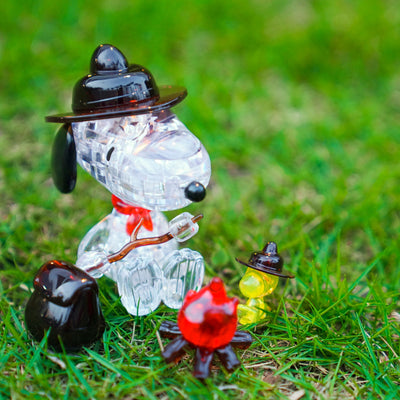 3D Snoopy Camping Crystal Puzzle_4