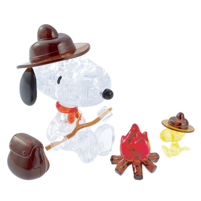 3D Snoopy Camping Crystal Puzzle_1
