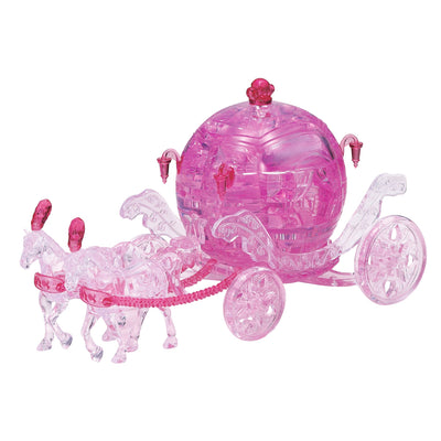3D Carriage Pink Crystal Puzzle