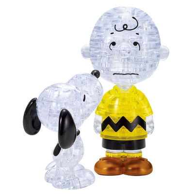 3D Crystal Puzzle: Snoopy & Charlie_3