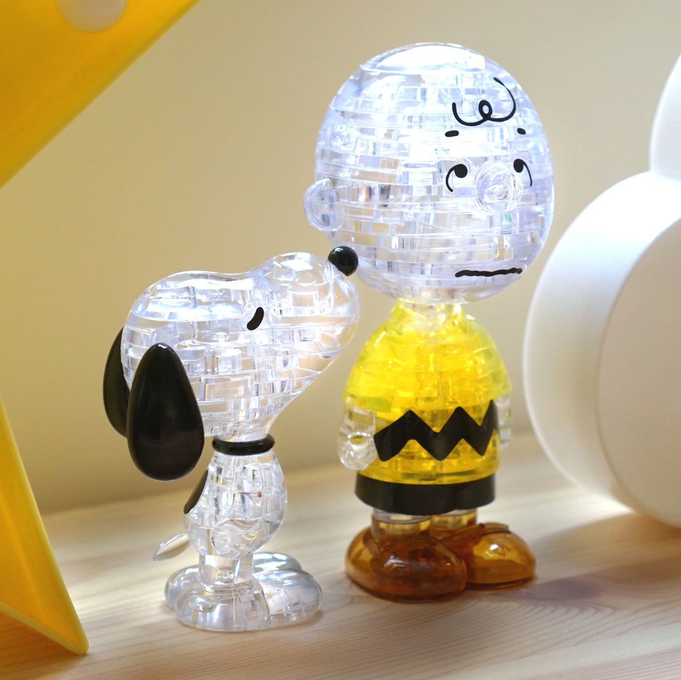 3D Crystal Puzzle: Snoopy & Charlie_4