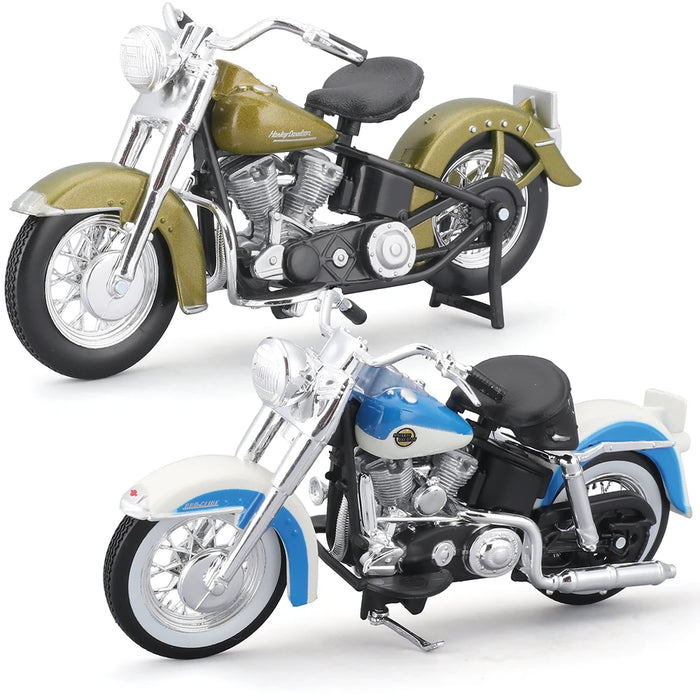 1/18 Harley Davidson Motorcycle Duos -Two pack Paired by Decade - 1950's