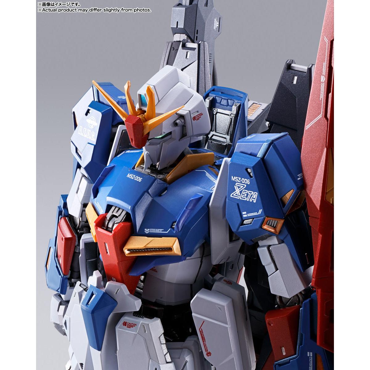 ロボット BANDAI L BUILD MSZ-006 ZETA GUNDAM Tamashii Nations Metal Build Zeta Gundam Action Figure | Hobbyco