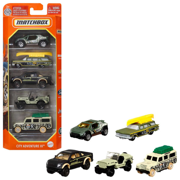 5 Pack Vehicles Assortment
