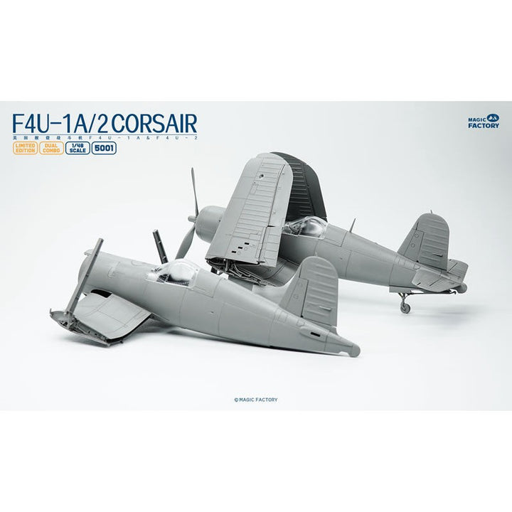 1/48 F4U-1A/2 Corsair (Dual Combo Limited Edition) Plastic Model Kit_3
