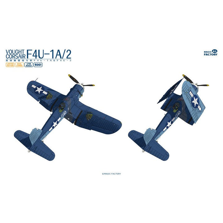 1/48 F4U-1A/2 Corsair (Dual Combo Limited Edition) Plastic Model Kit_4