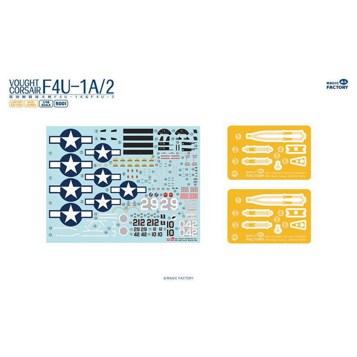 1/48 F4U-1A/2 Corsair (Dual Combo Limited Edition) Plastic Model Kit_6