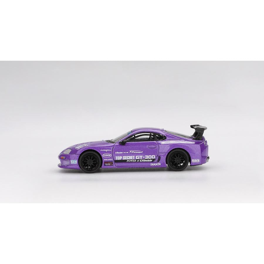 1/64 Toyota Supra (A80) Top Secret GT-300 Top Secret Purple (RHD)